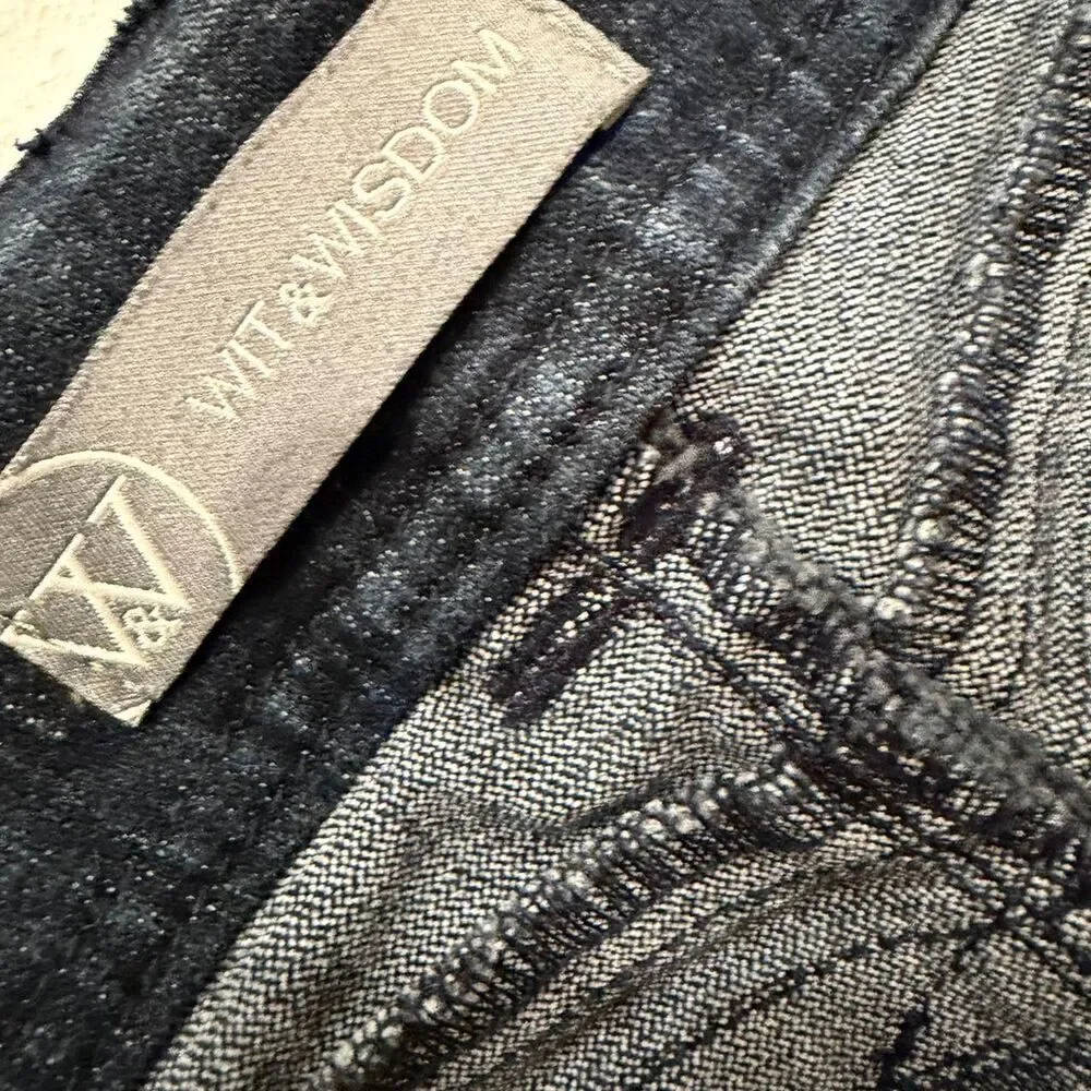 Wit & Wisdom dark wash skinny jeans